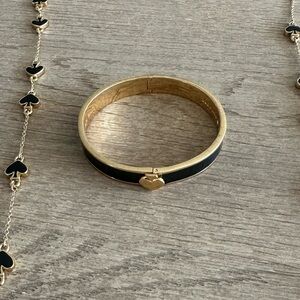 Kate Spade heart bracelet in Black